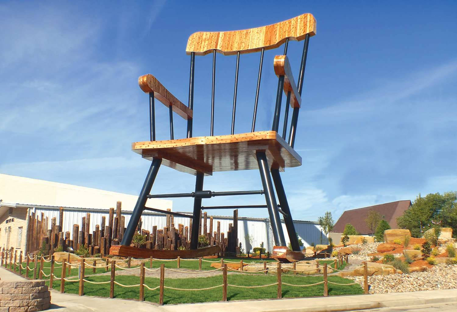 Big Wooden Chair Background