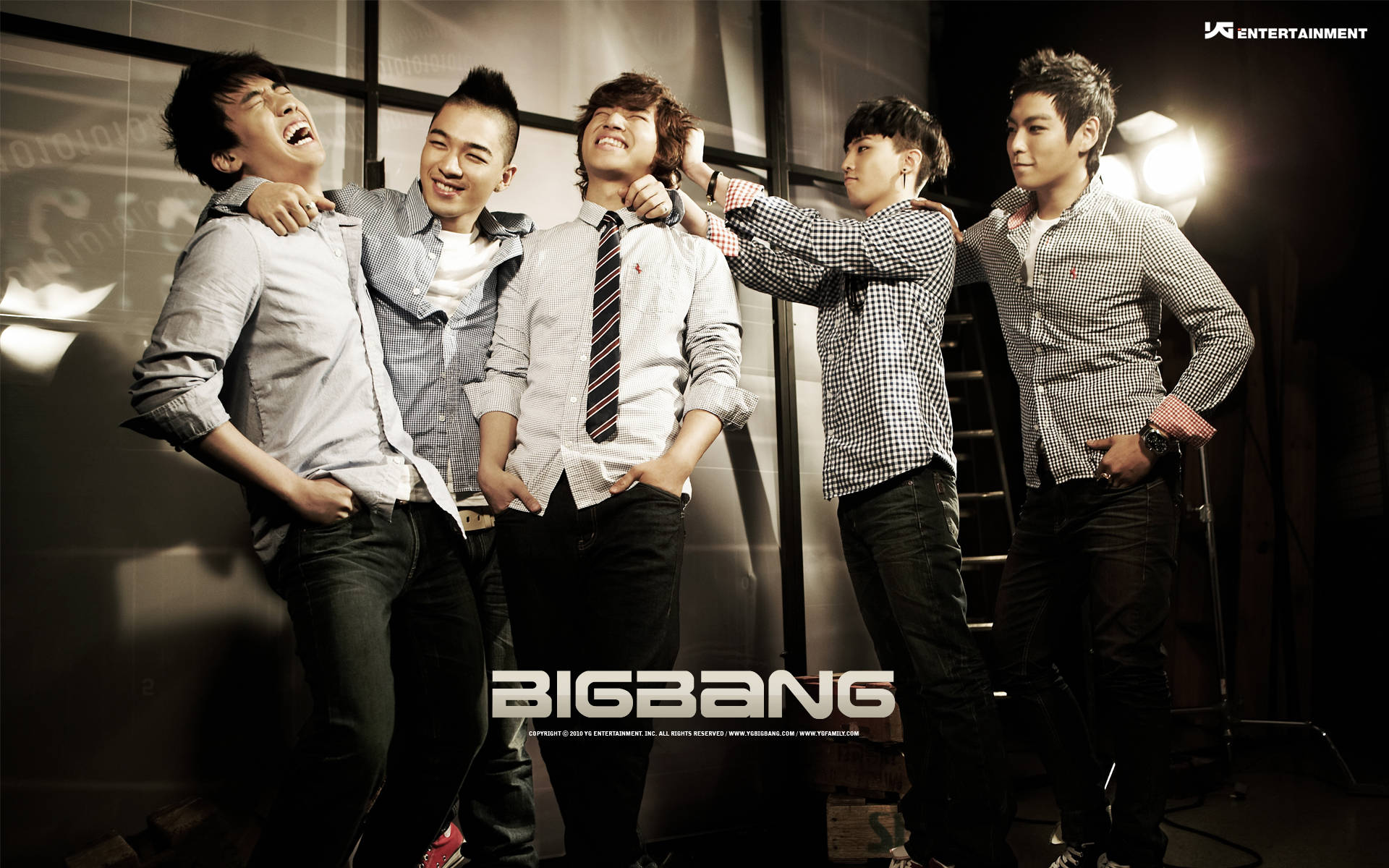 Bigbang K-pop Photoshoot Background