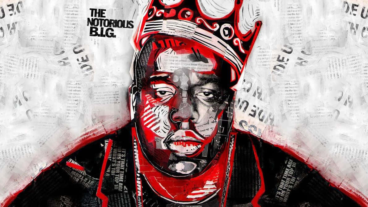 Biggie Smalls Crowned Background