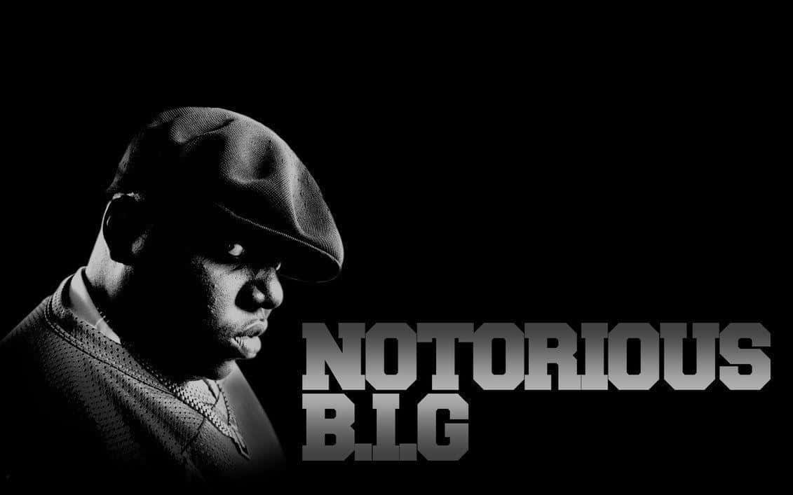 Biggie Smalls Dark Wide Background