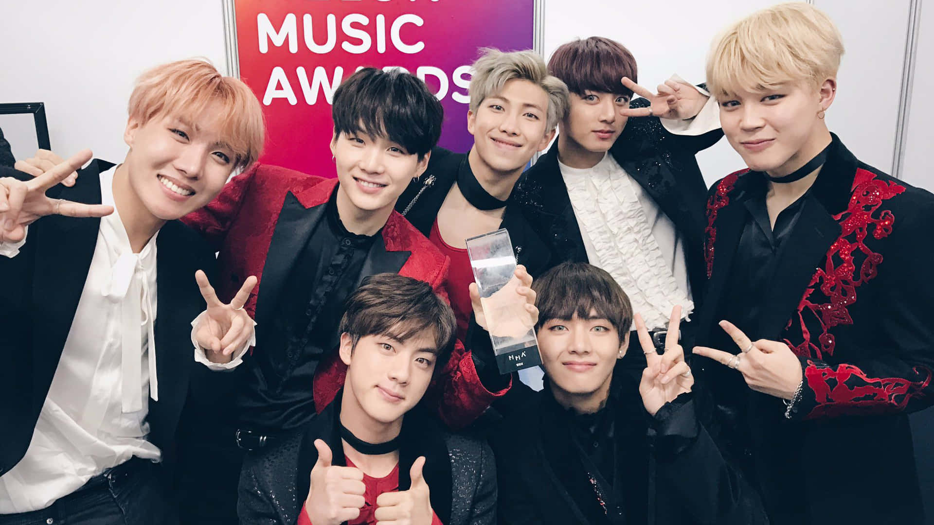 Bighit Entertainment & Bts Celebrates Their First Ever Mac Collection Background