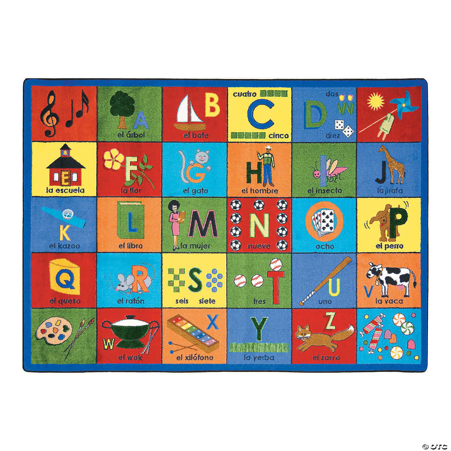 Bilingual Learning Alphabet Background