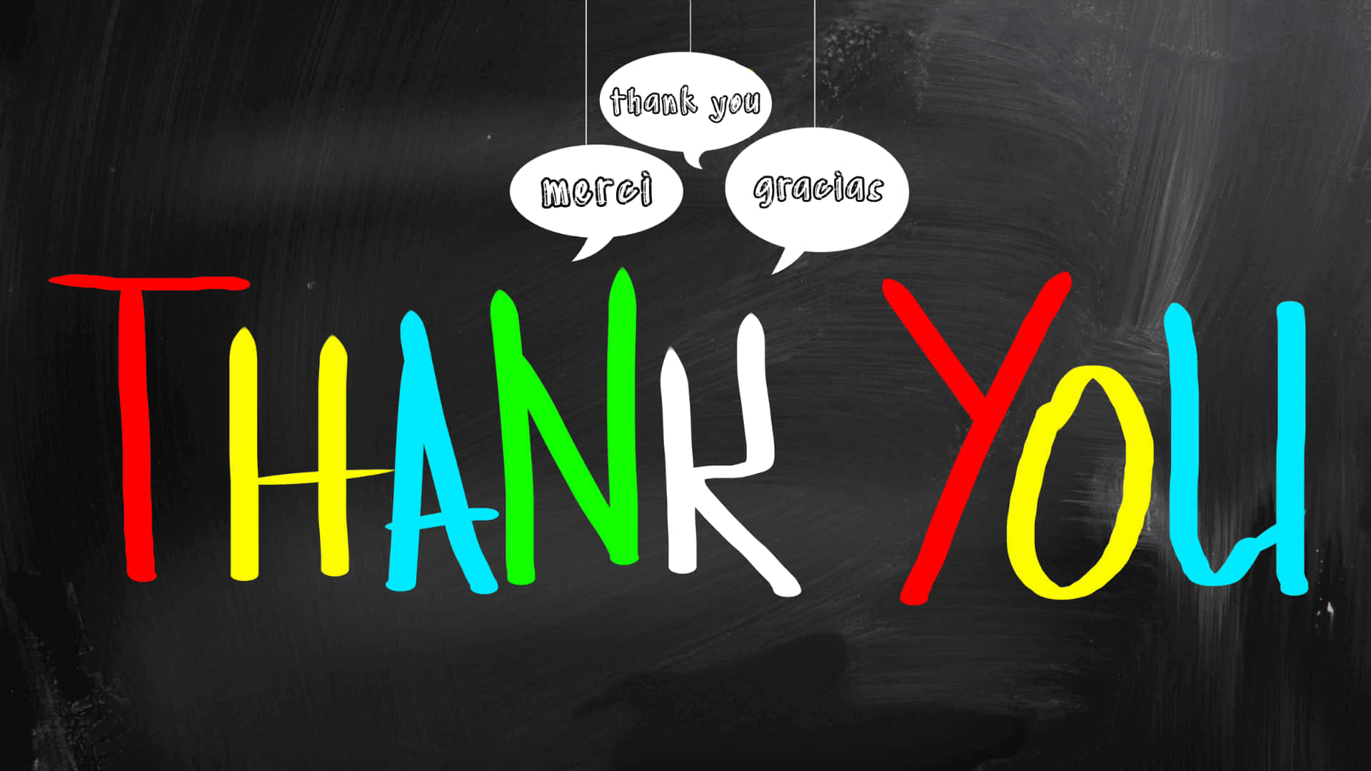 Bilingual Thank You Background
