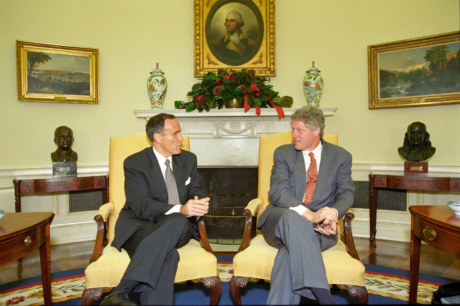 Bill Clinton And Rudy Giuliani