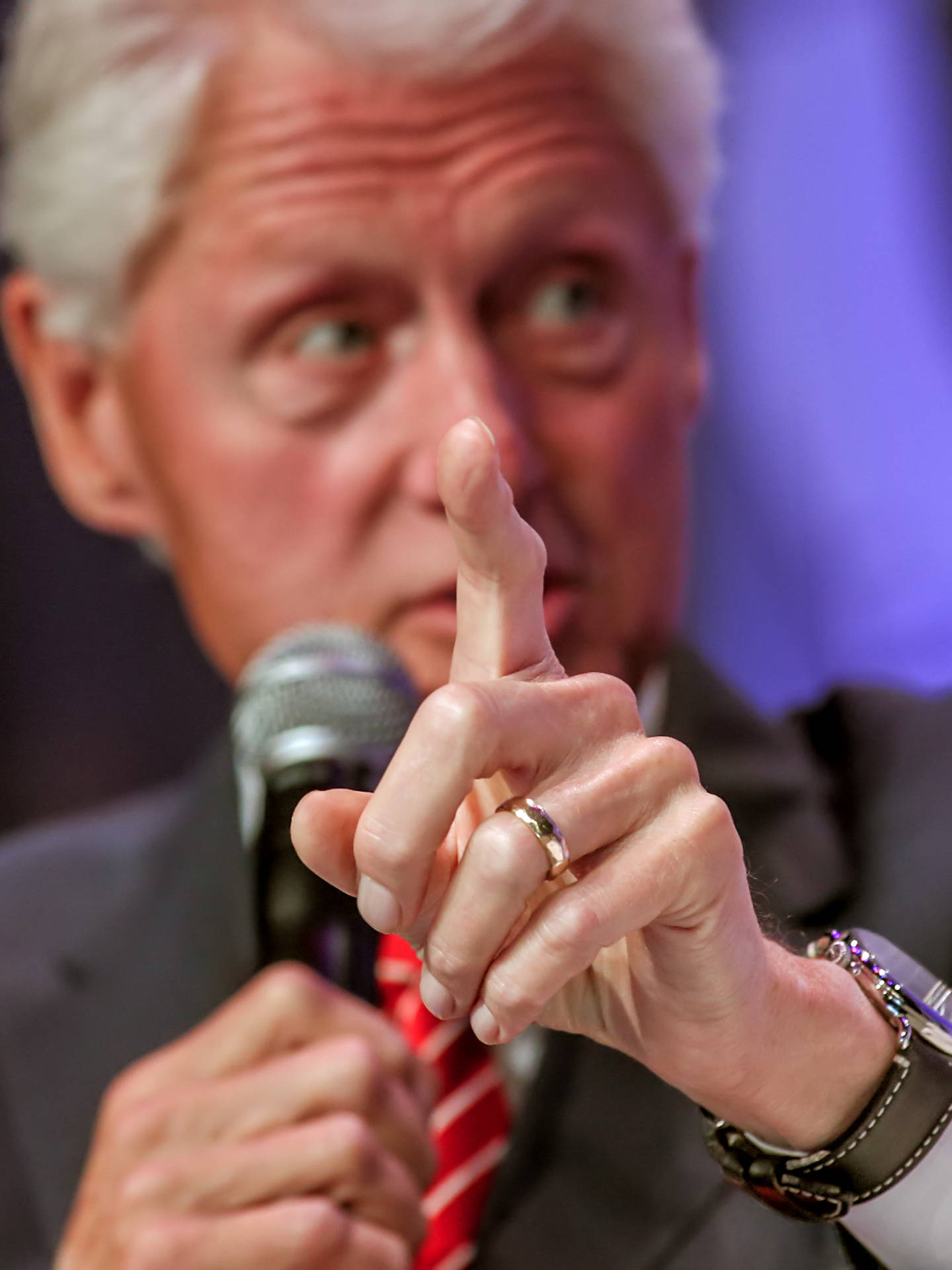 Bill Clinton Pointing Finger Background