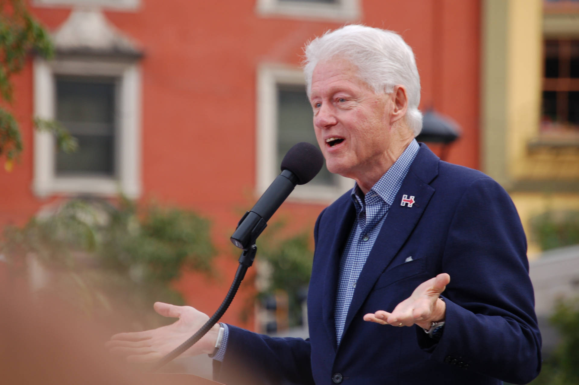 Bill Clinton Speech Landscape