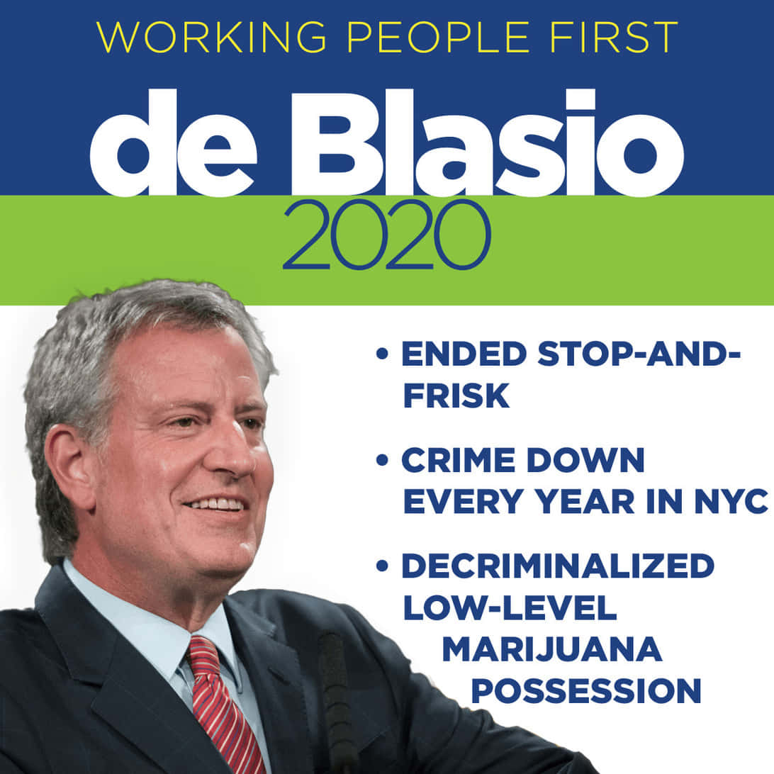 Bill De Blasio Campaign Slogan