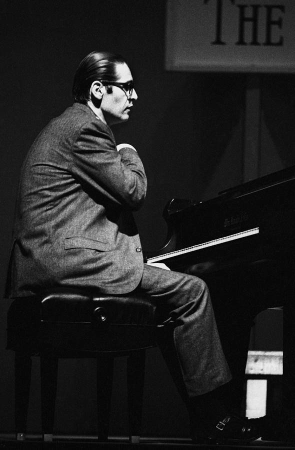 Bill Evans Trio Performing Live On Stage Background