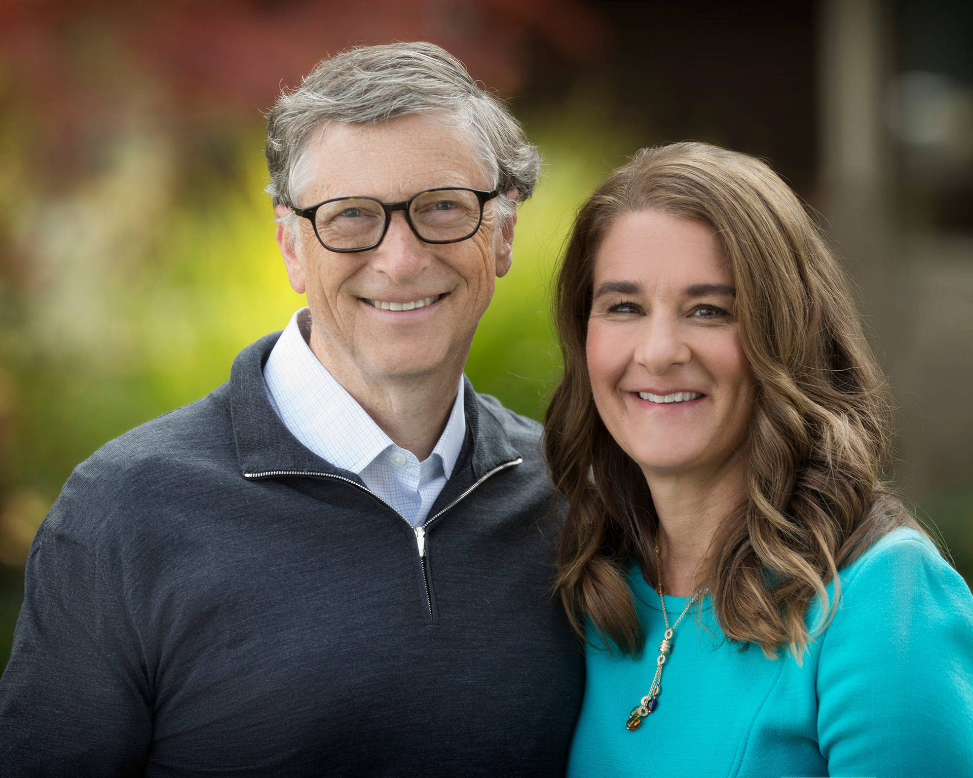 Bill Gates And His Wife Background