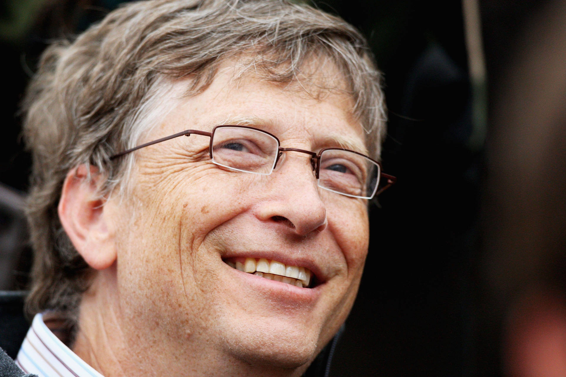 Bill Gates Close-up Background