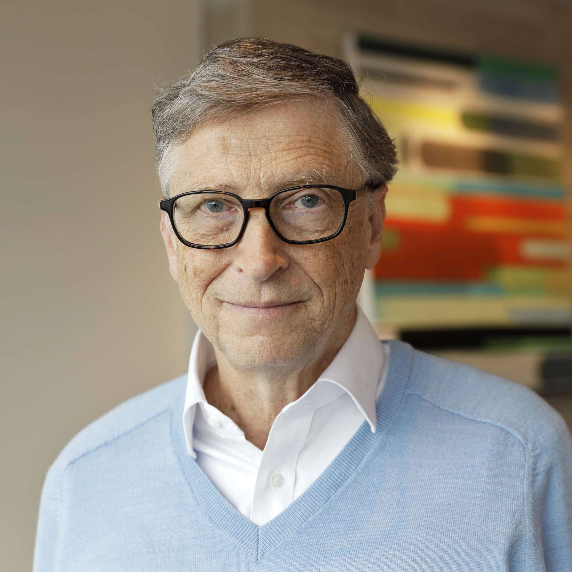 Bill Gates Deep Focus Face Background
