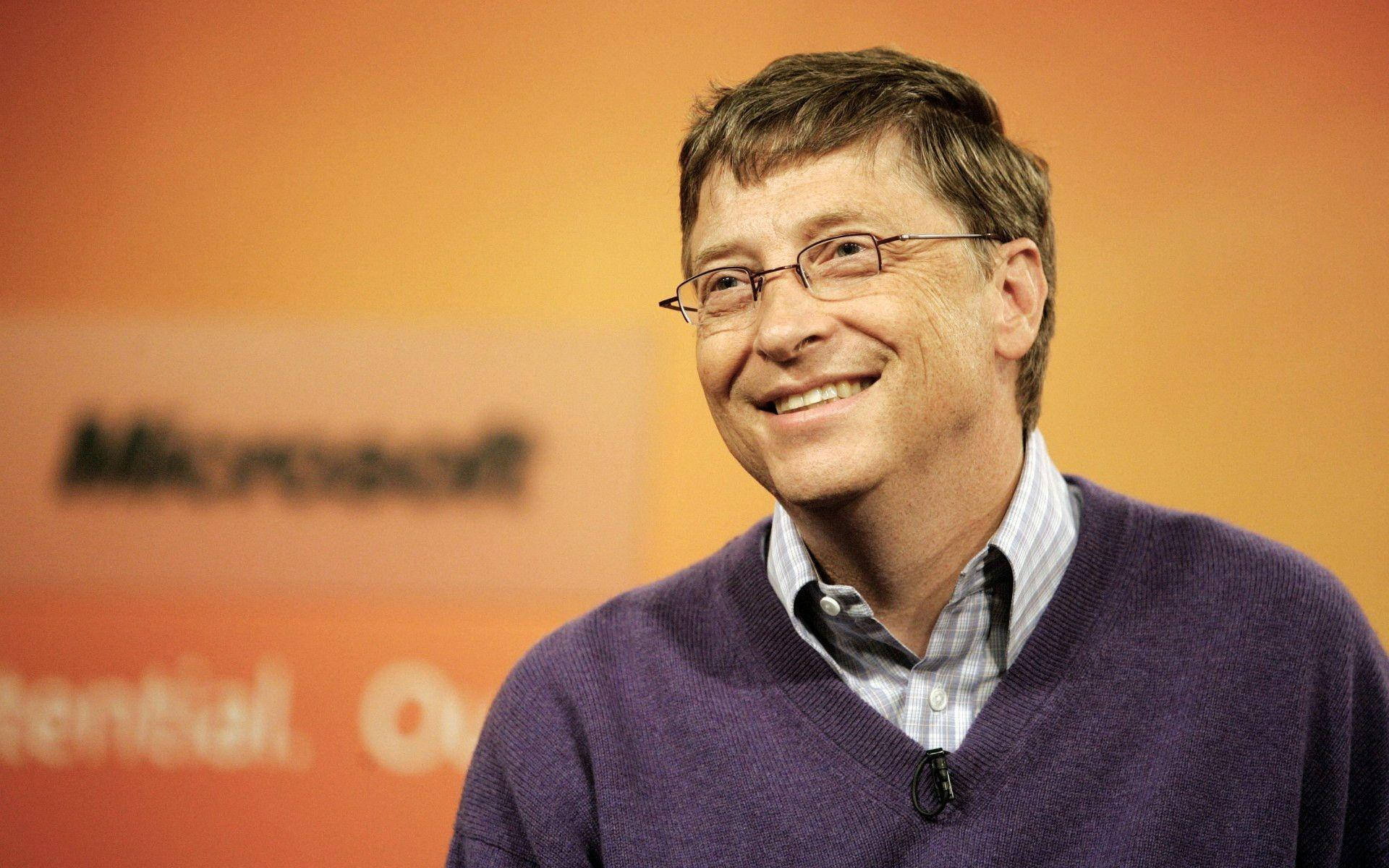 Bill Gates Focus Shot Background