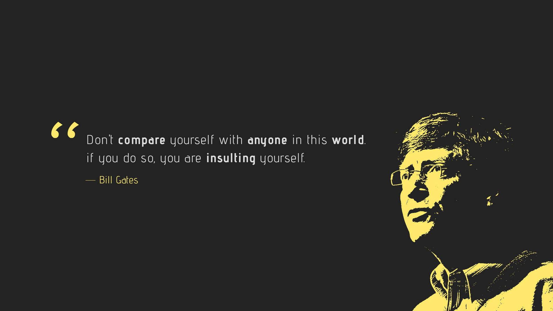 Bill Gates Quote Background