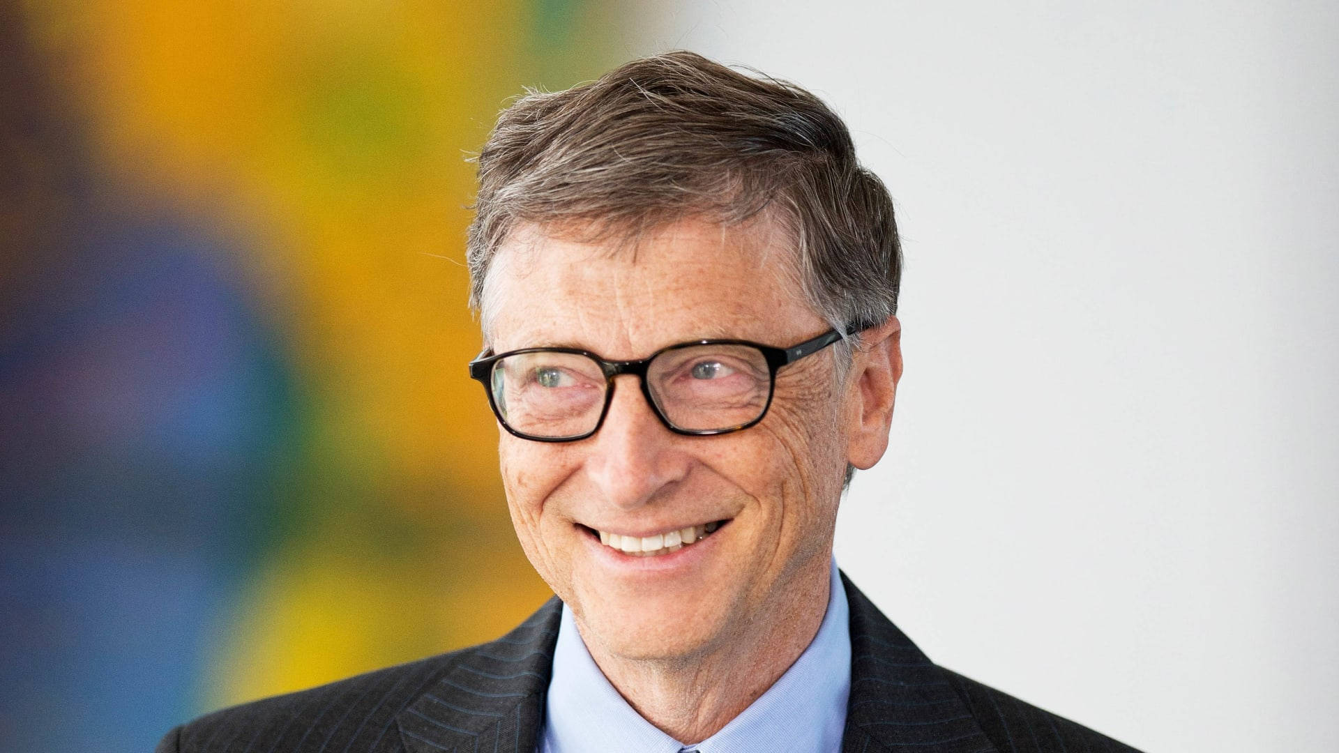 Bill Gates Smile Background