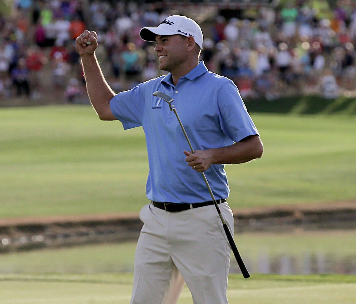 Bill Haas Doing Fist Pump Background