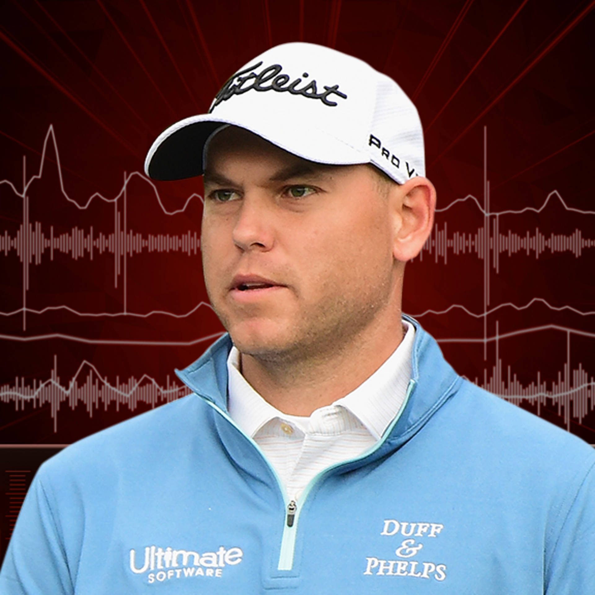 Bill Haas On Red Backgrond Background