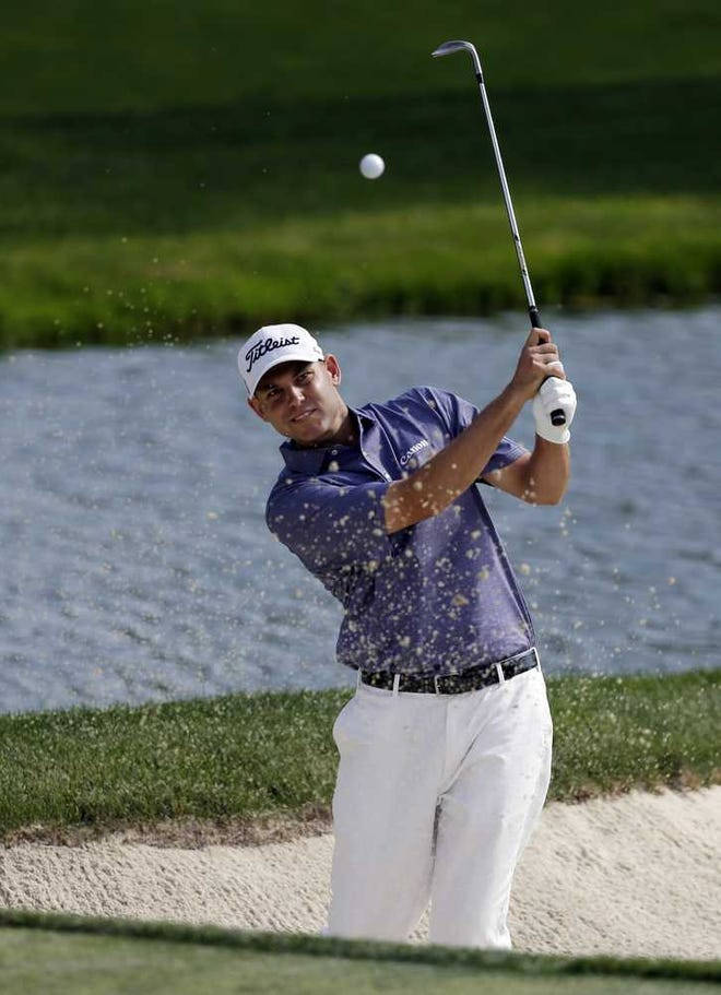 Bill Haas Water Impactful Swing Background