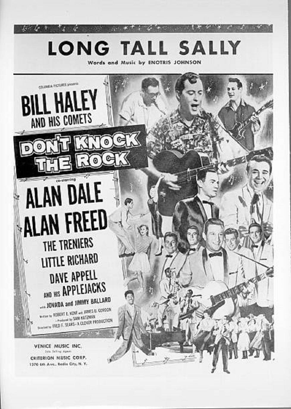 Bill Haley And The Comets Concert Poster Background