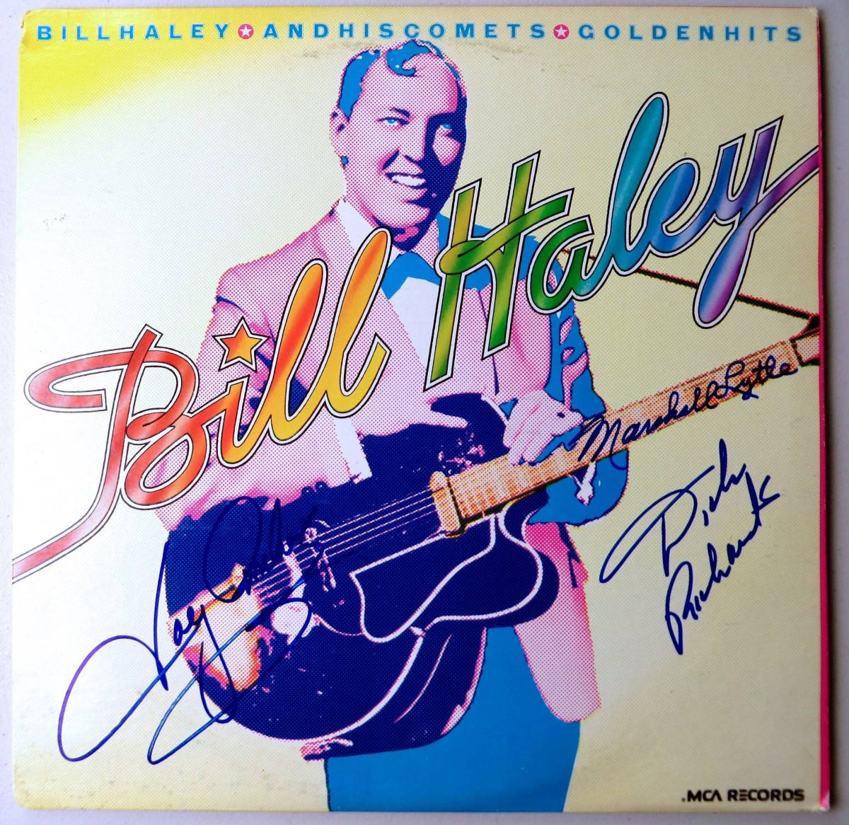 Bill Haley And The Comets' Golden Hits Album Cover Background