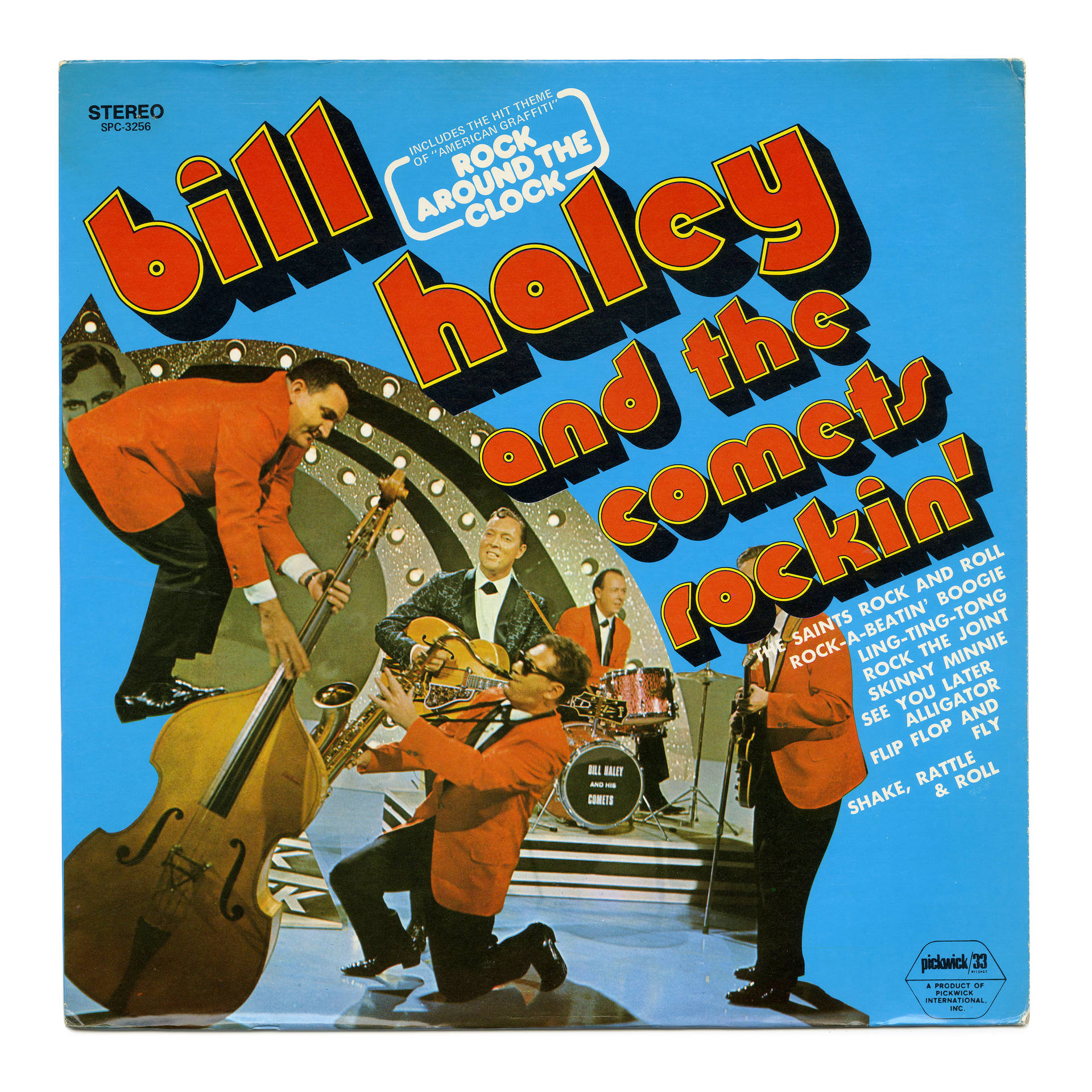 Bill Haley And The Comets Rocking Album Cover Background