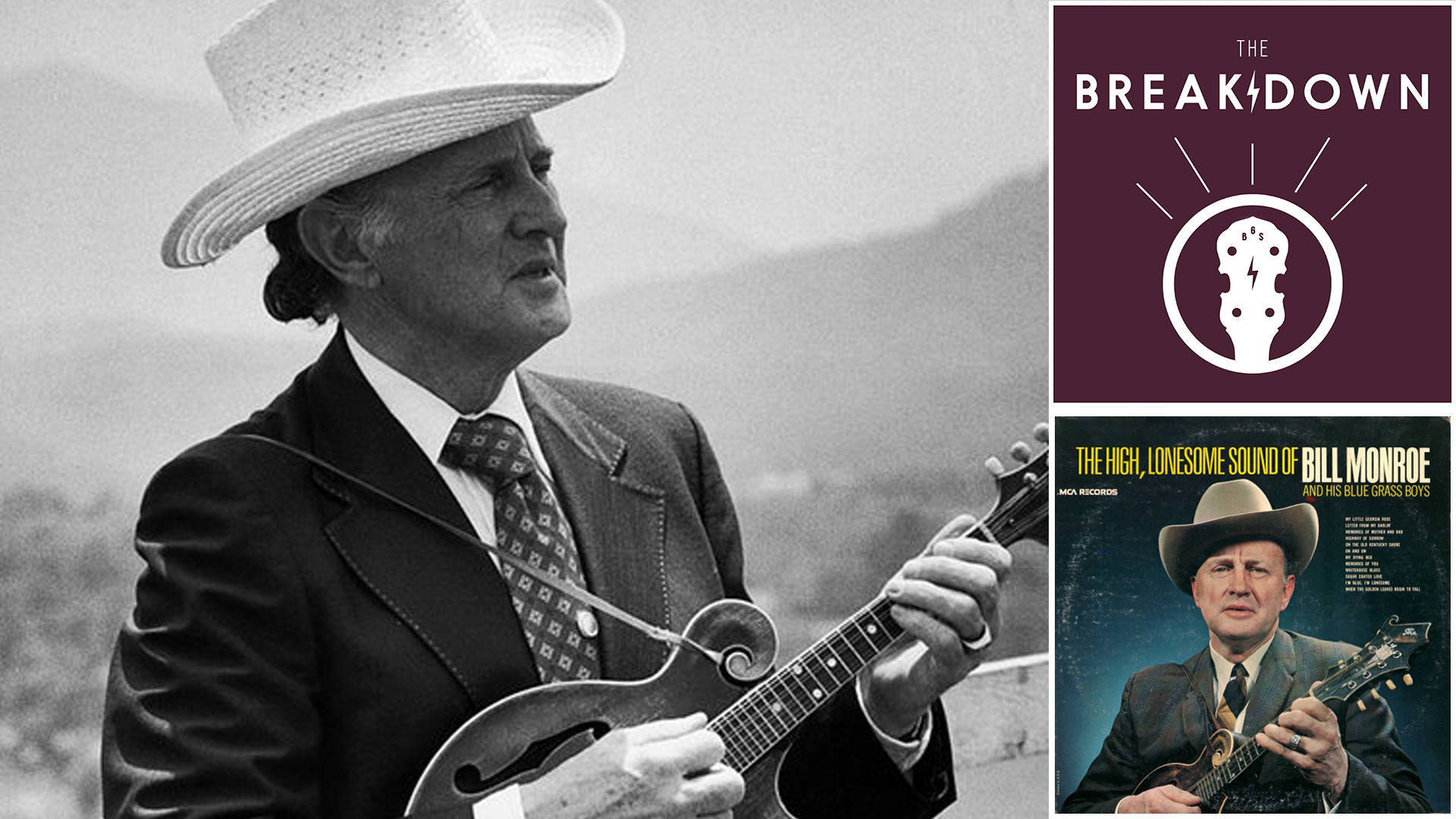 Bill Monroe In Rosine Kentucky 1975