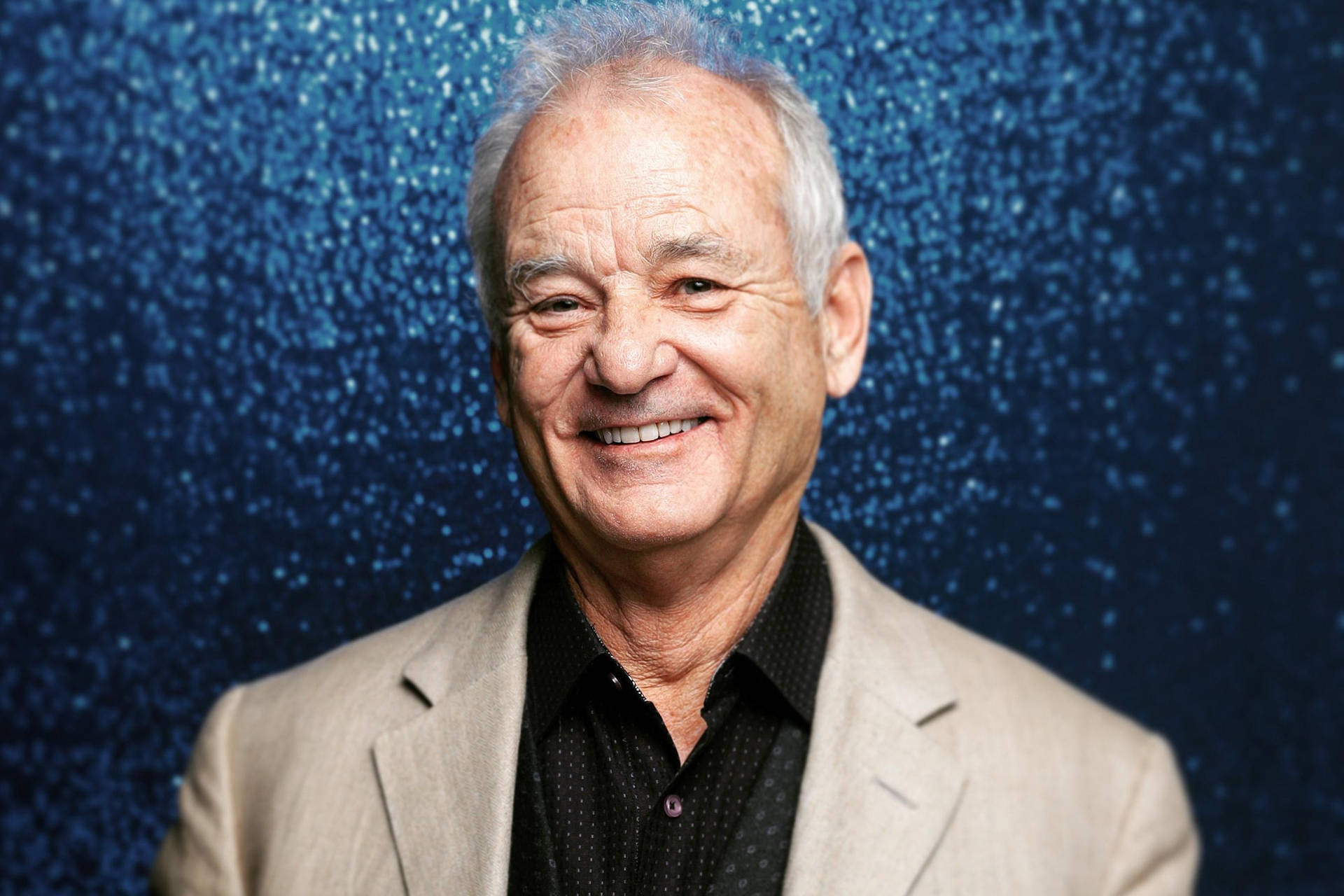 Bill Murray Classic American Actor Happy Smile Background