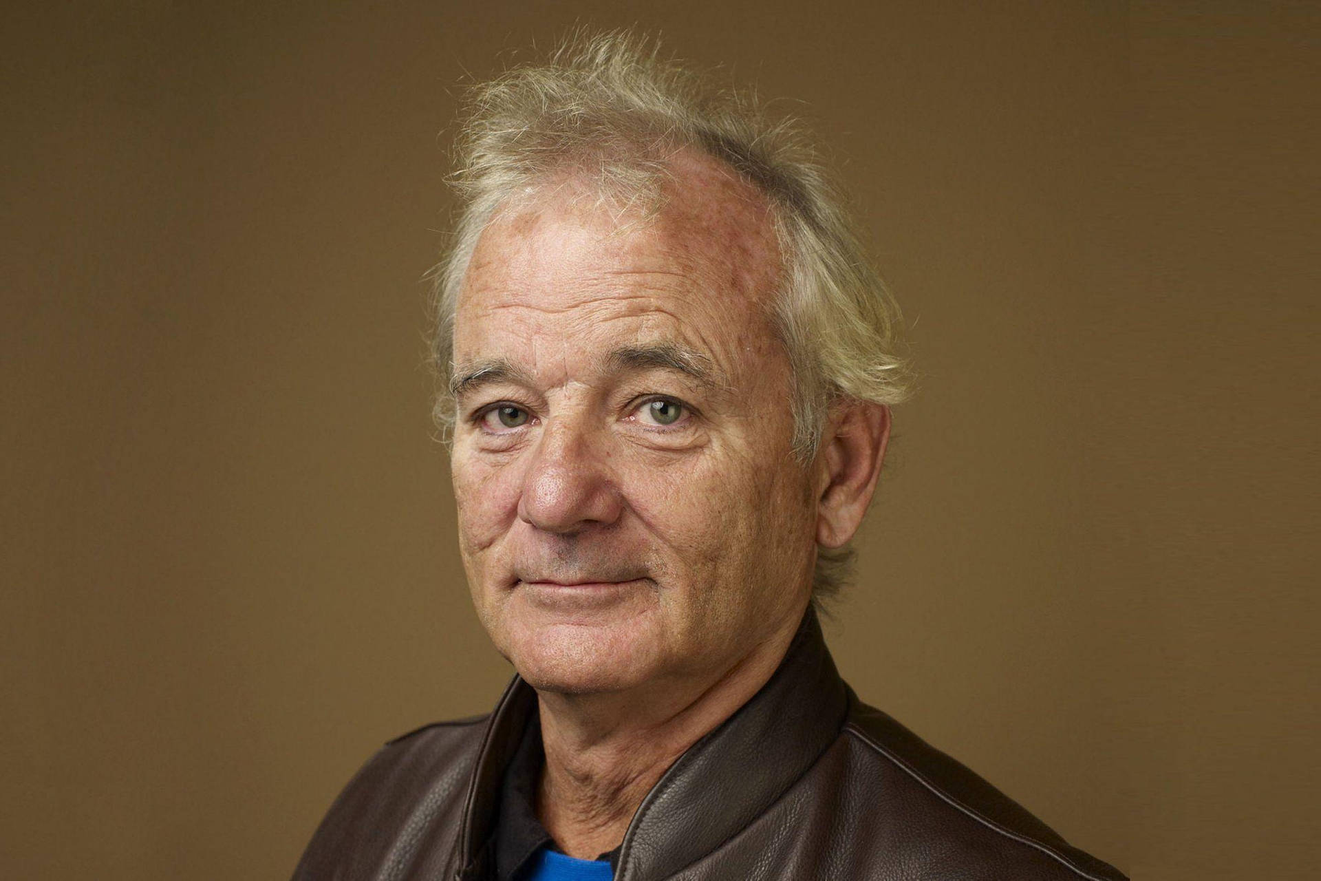 Bill Murray Hollywood Celebrity Portrait Smile Background