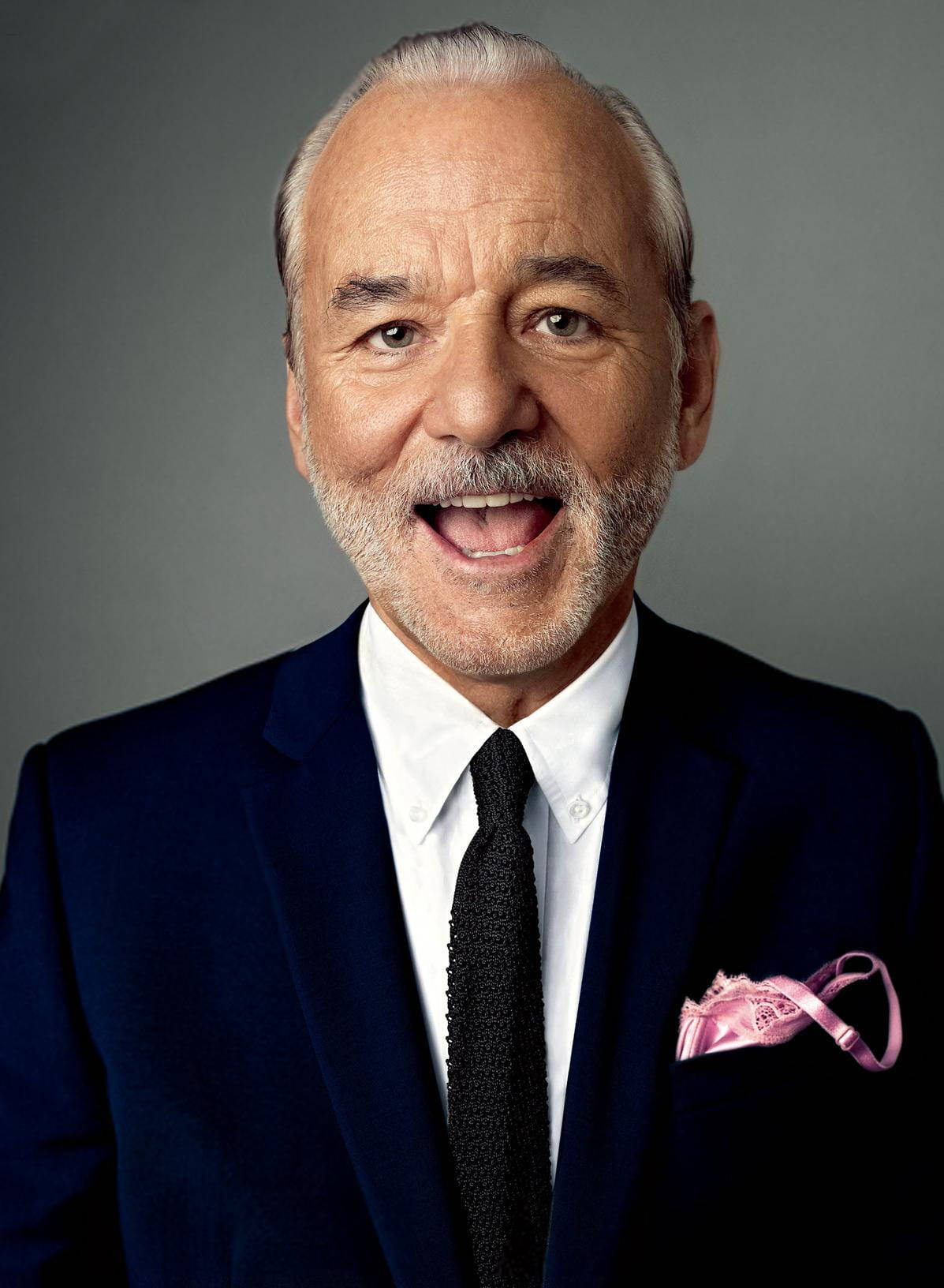 Bill Murray In A Playful Gq Magazine Shoot Background