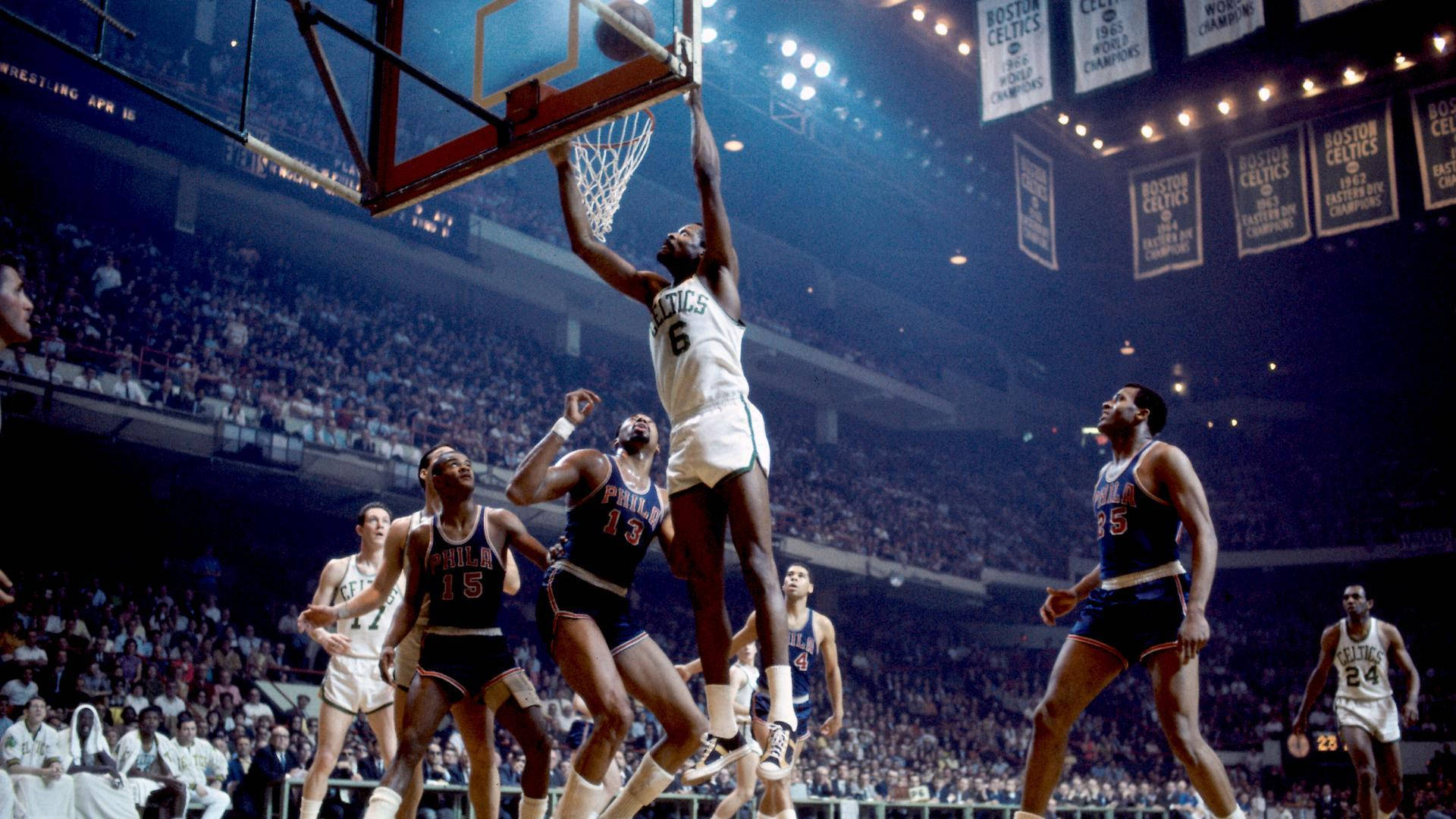 Bill Russell Celtics Vs Philadelphia 76ers