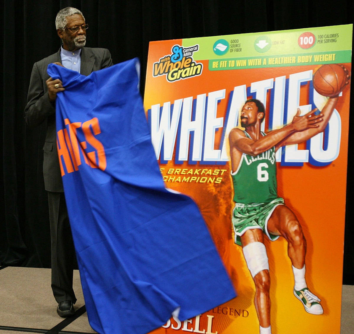 Bill Russell Wheaties Cereal Collaboration Background