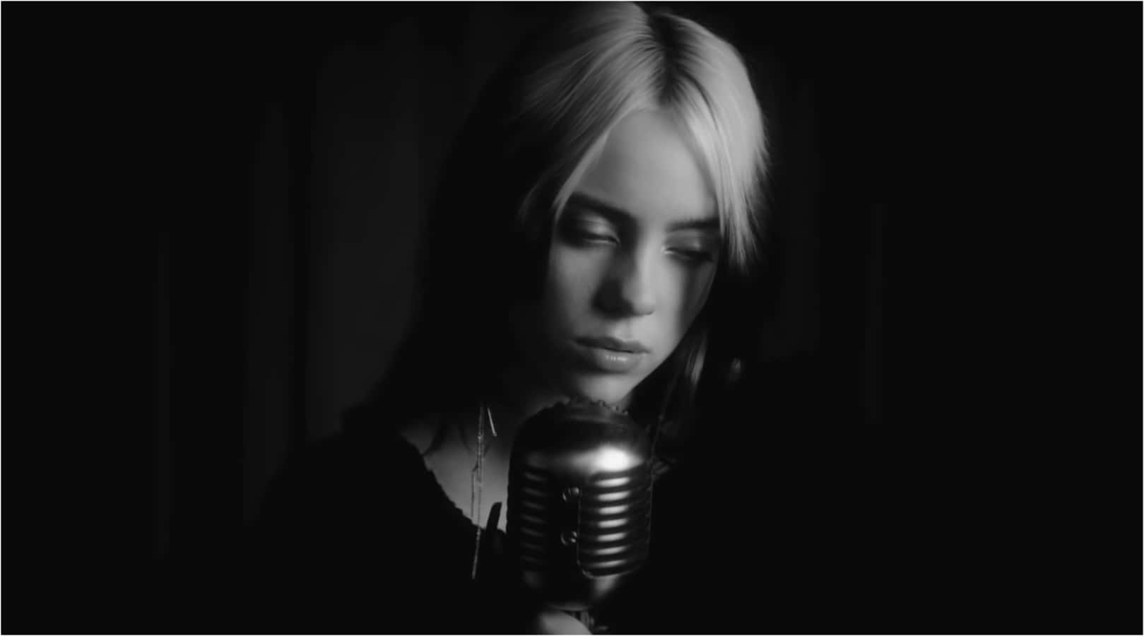Billie Eilish Emotional Singing Moment Background