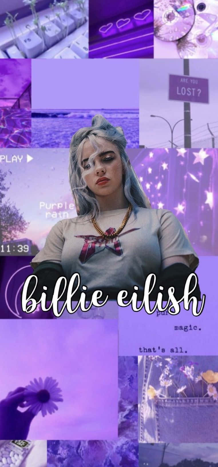 Billie Eilish In Her Element Background