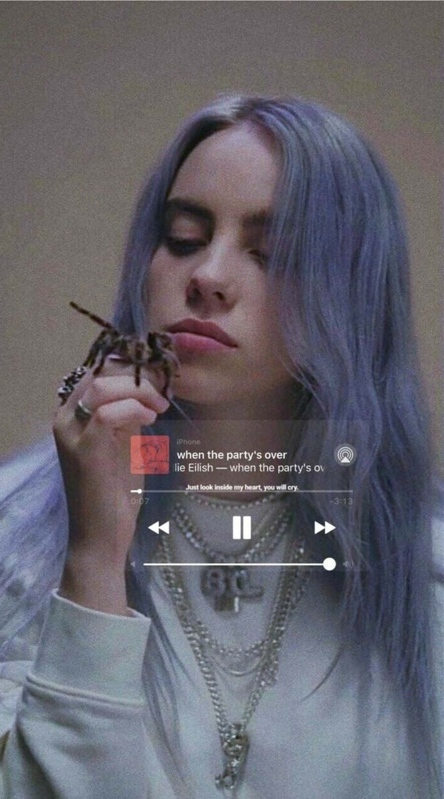 Billie_ Eilish_ Reflective_ Moment Background