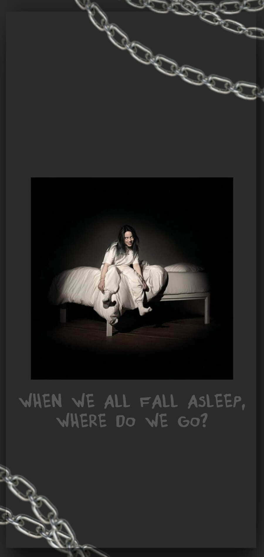 Billie Eilish Sadon Bed Background