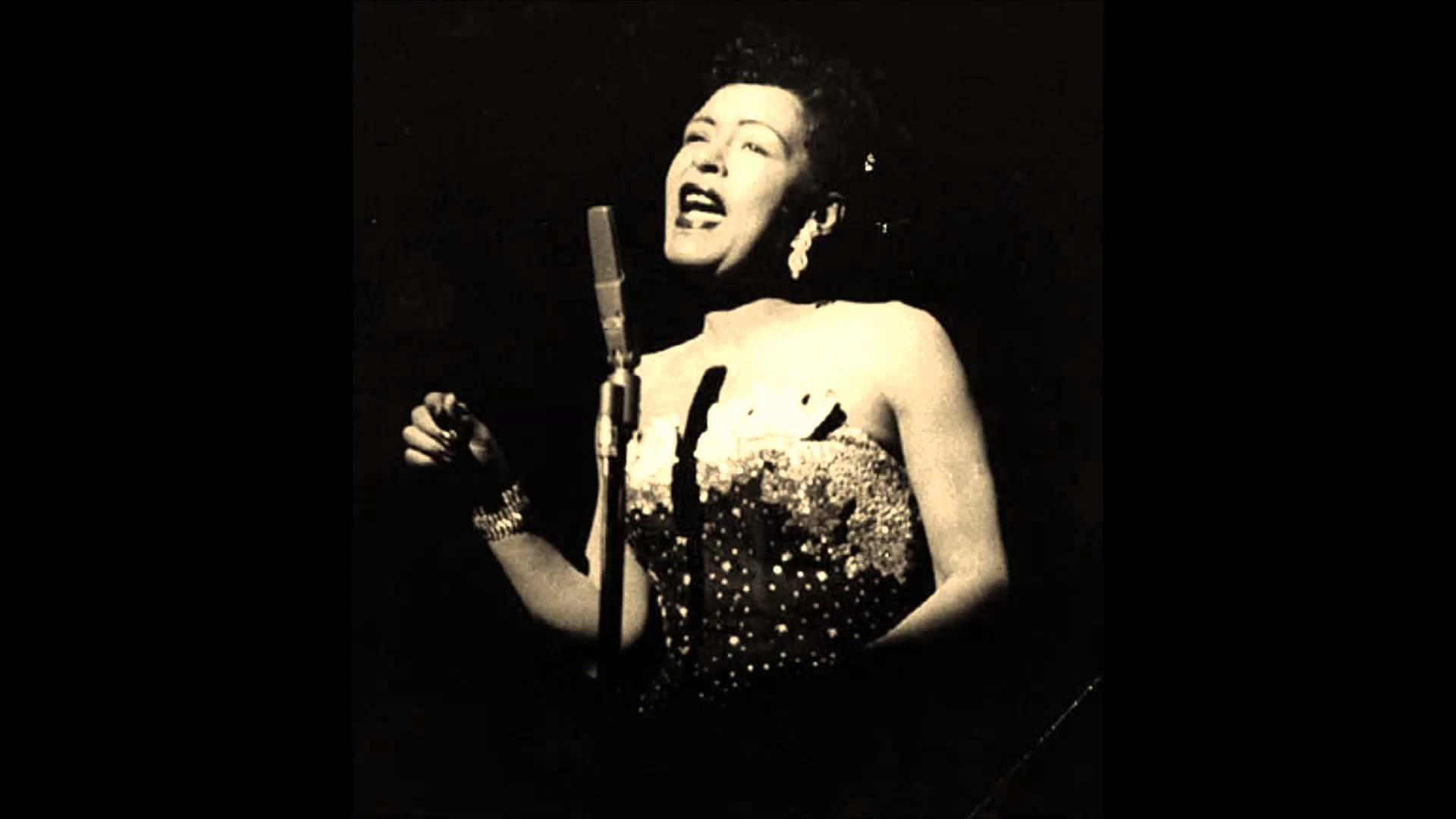 Billie Holiday Under The Spotlight Background