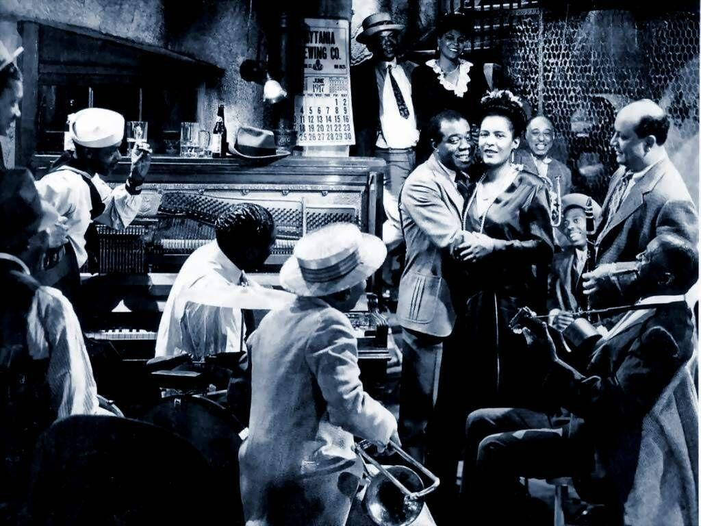 Billie Holiday With Her Husband Background