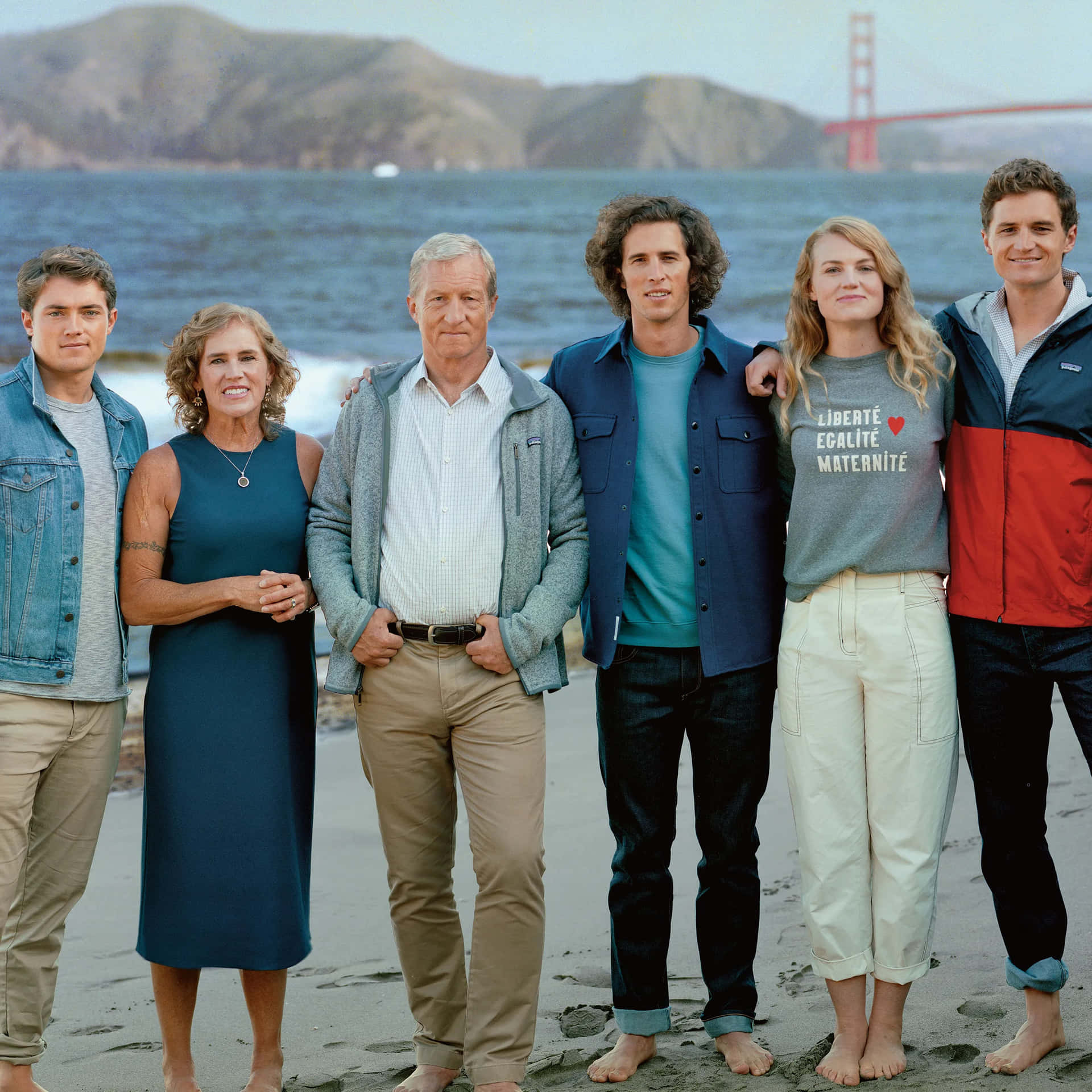 Billionaire Democrat Tom Steyer With His Wife