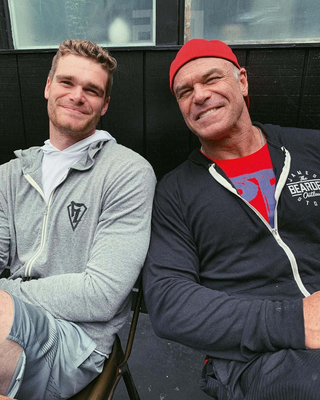 Billy Gunn With His Son Colten Gunn Background