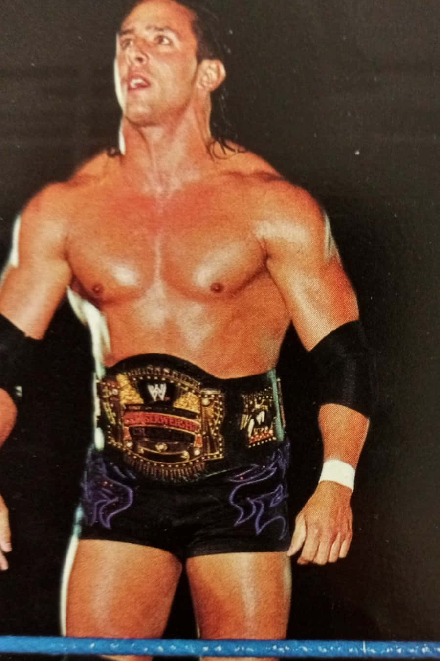 Billy Kidman Wearing His Champion Belt Background