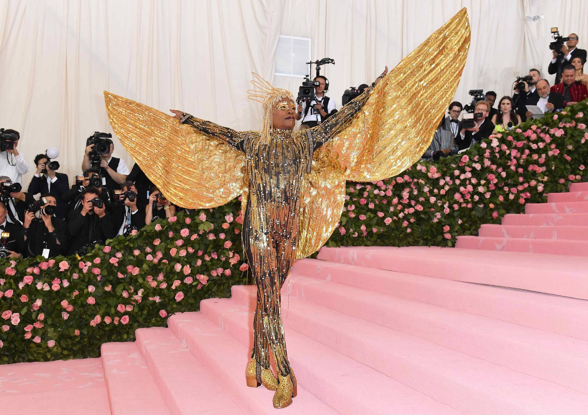 Billy Porter At The 2019 Met Gala Background