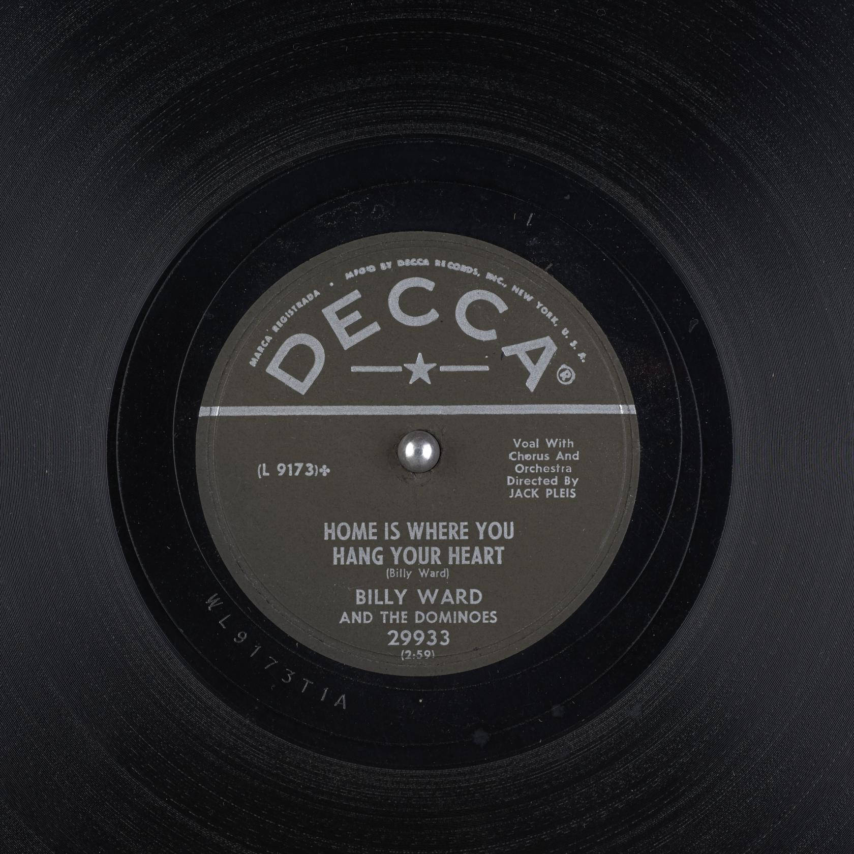 Billy Ward And The Dominoes Decca Vinyl Records Background