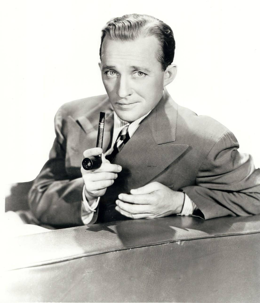 Bing Crosby With Smoking Pipe