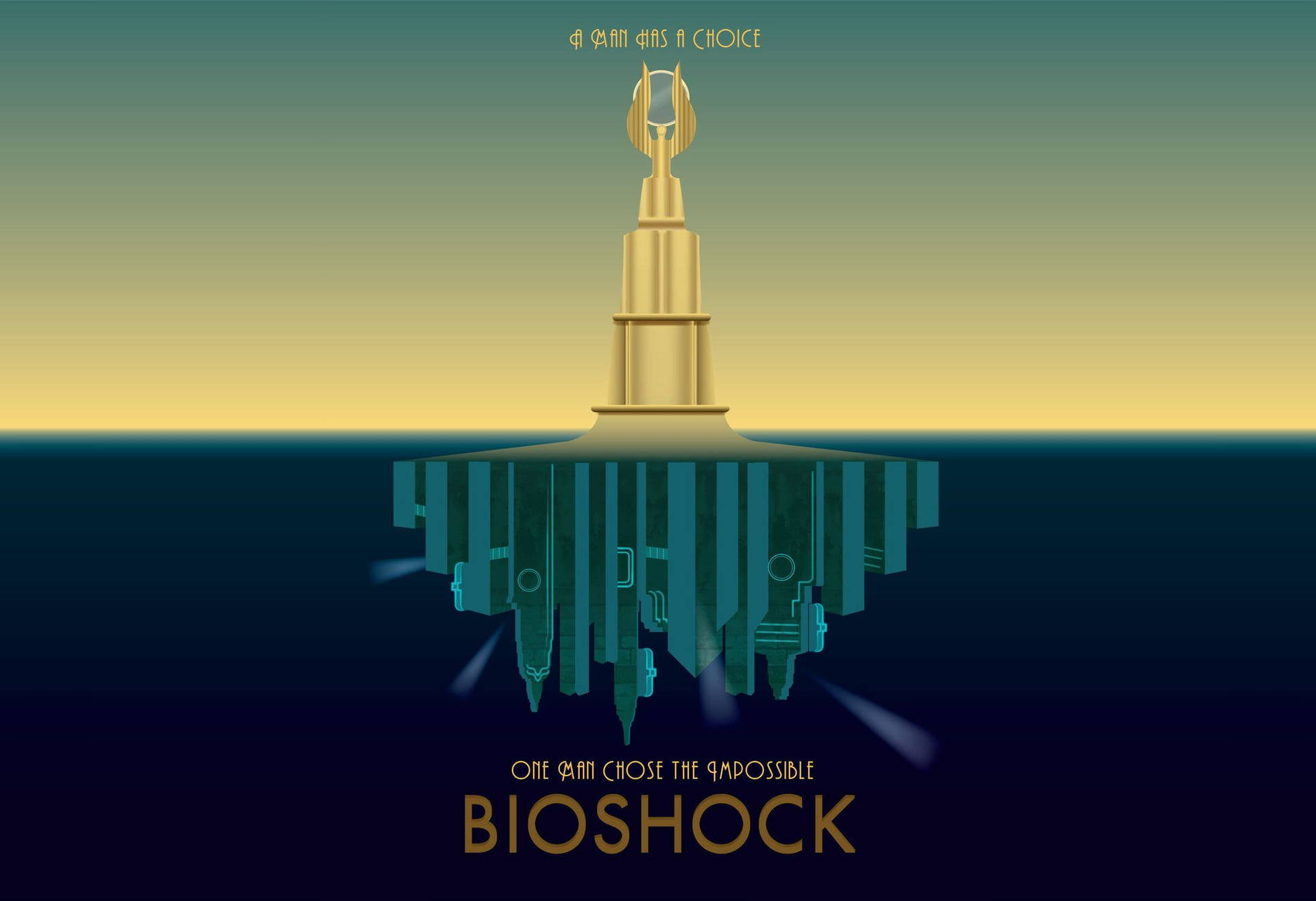 Bioshock Choice Art Deco Background