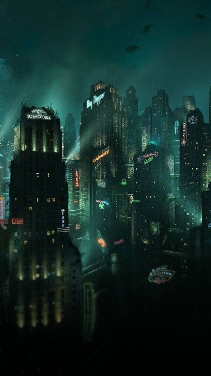 Bioshock City Phone Background