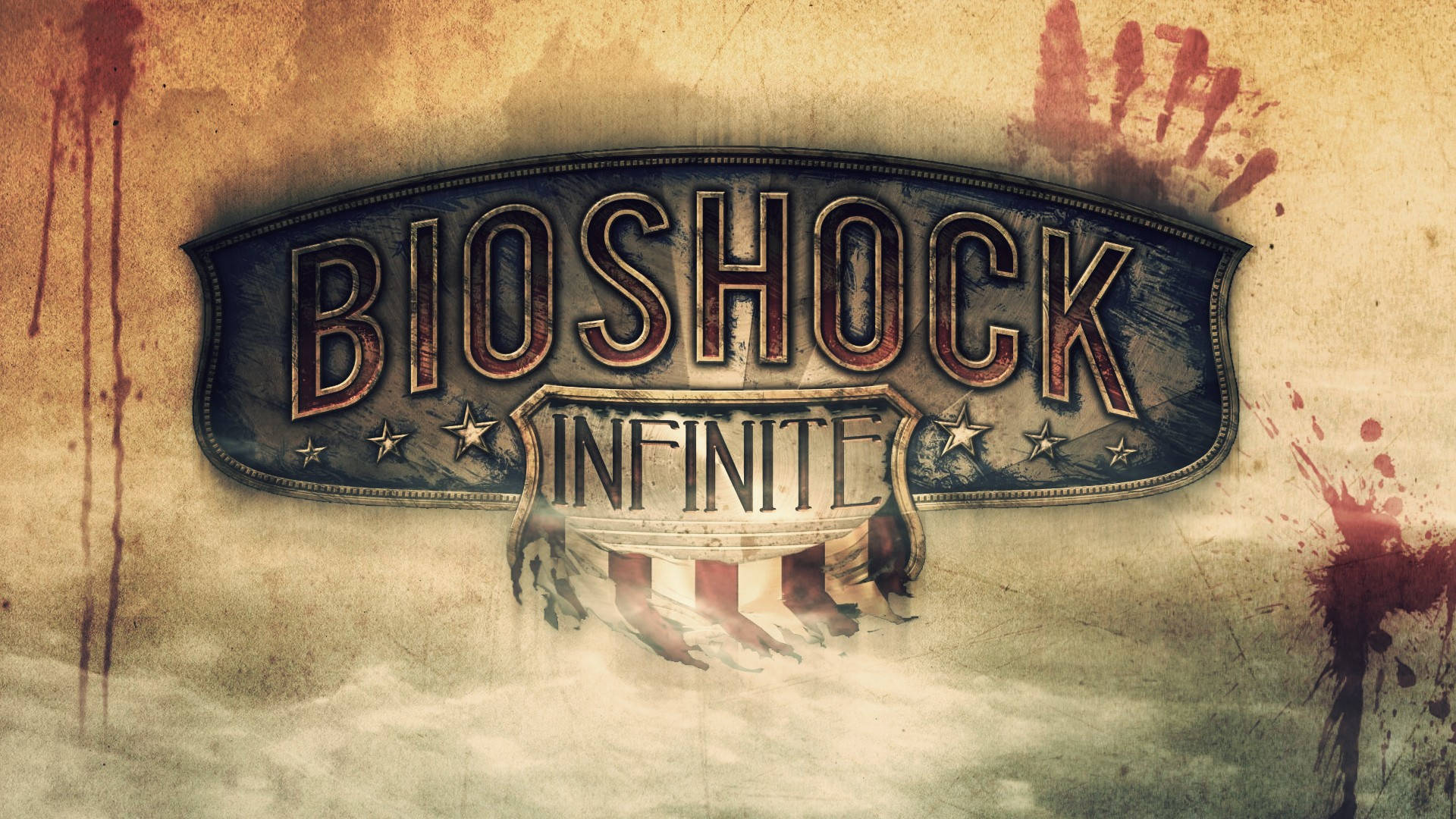 Bioshock Infinite Desktop Bloody Logo Background