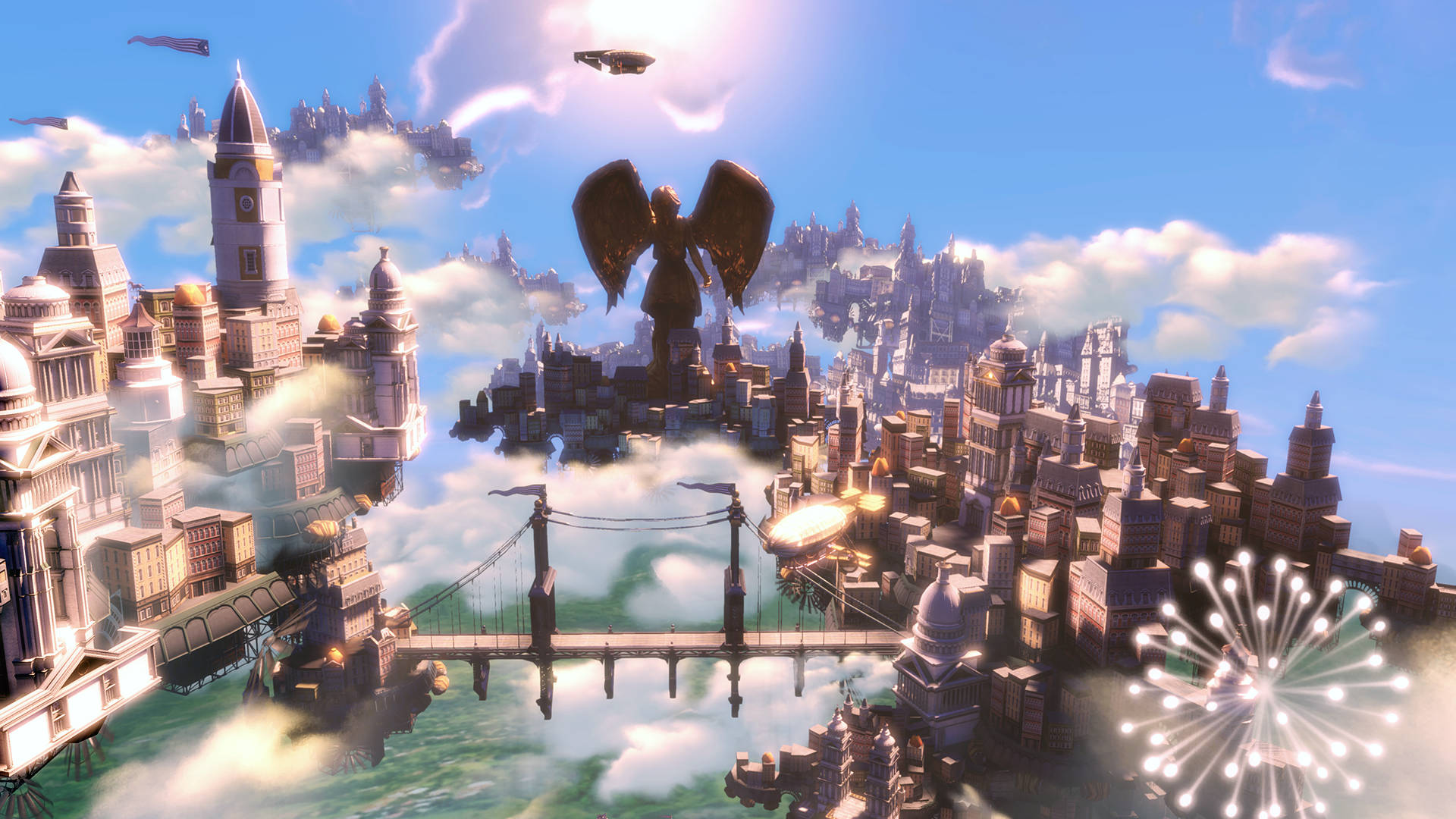 Bioshock Infinite Desktop Sky City Background