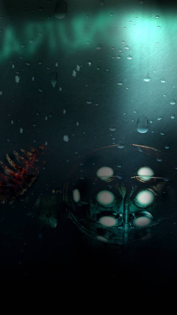 Bioshock Phone Big Daddy Underwater Background