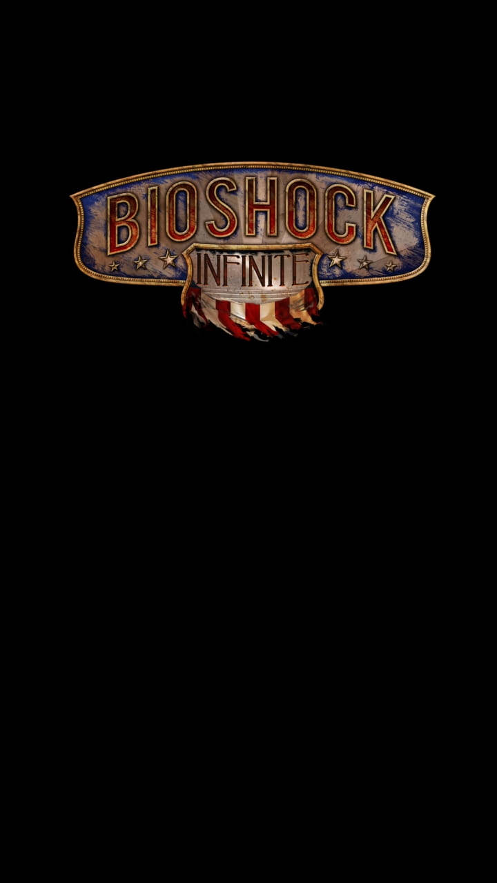 Bioshock Phone Worn Out Metal Background