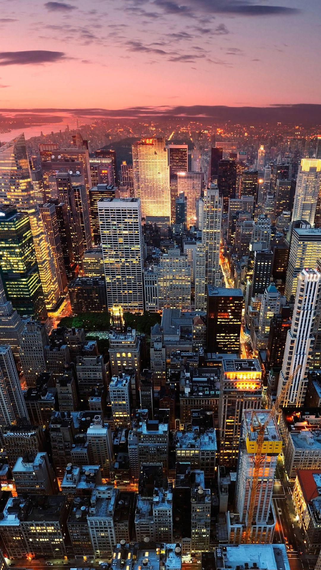 Bird's Eye View Of New York City Iphone X
