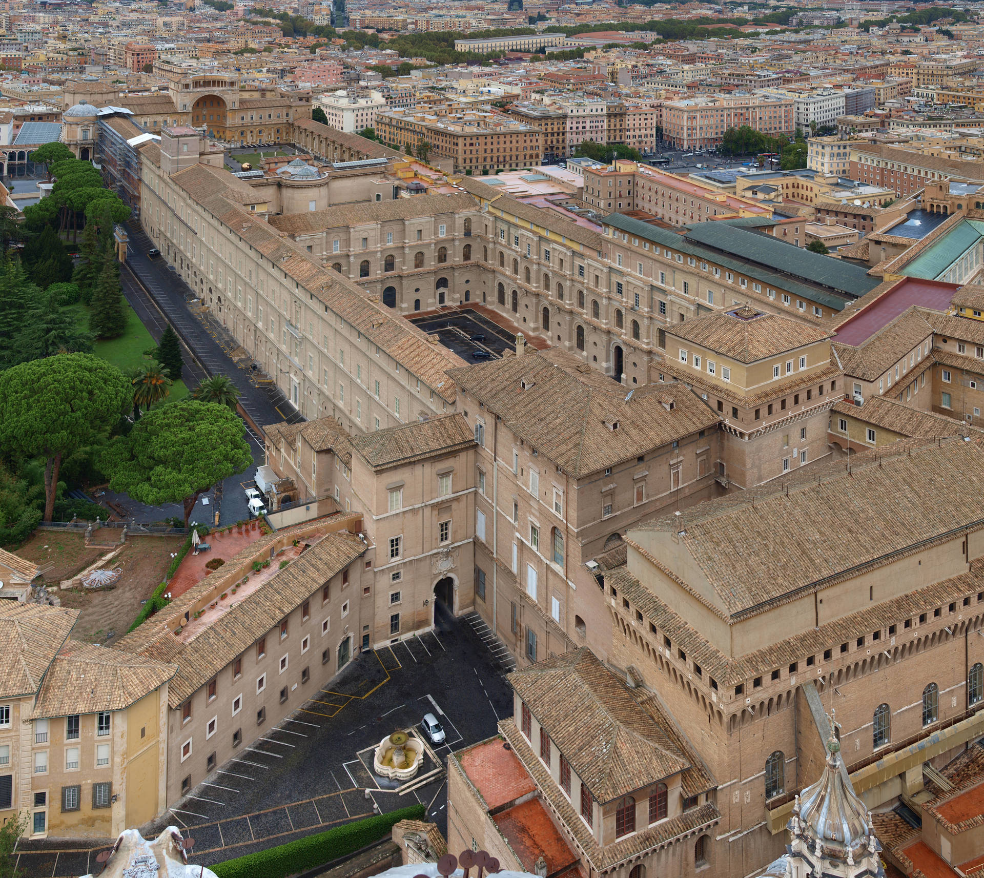 Bird's Eye View Vatican City